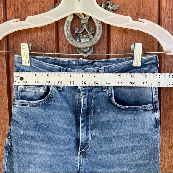 & Denim Distressed Skinny Jeans - Picture 7 of 9